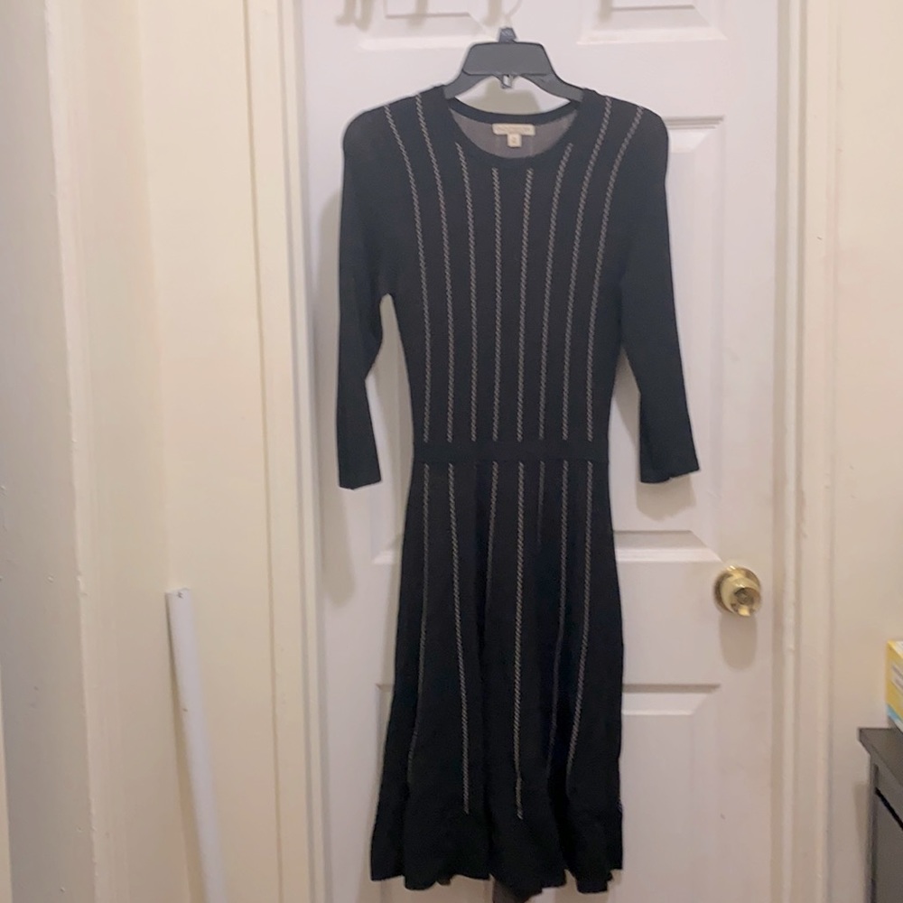 Eva Mendes Black Aline sweater dress